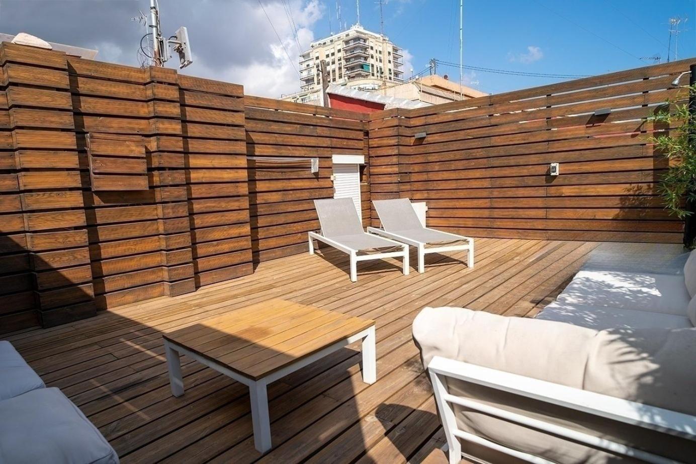 Atico Con Terraza Y Jacuzzi En El Centro Διαμέρισμα Βαλένθια Δωμάτιο φωτογραφία